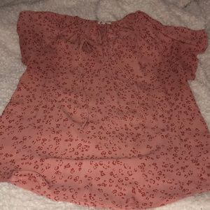 Pink cheetah shirt
